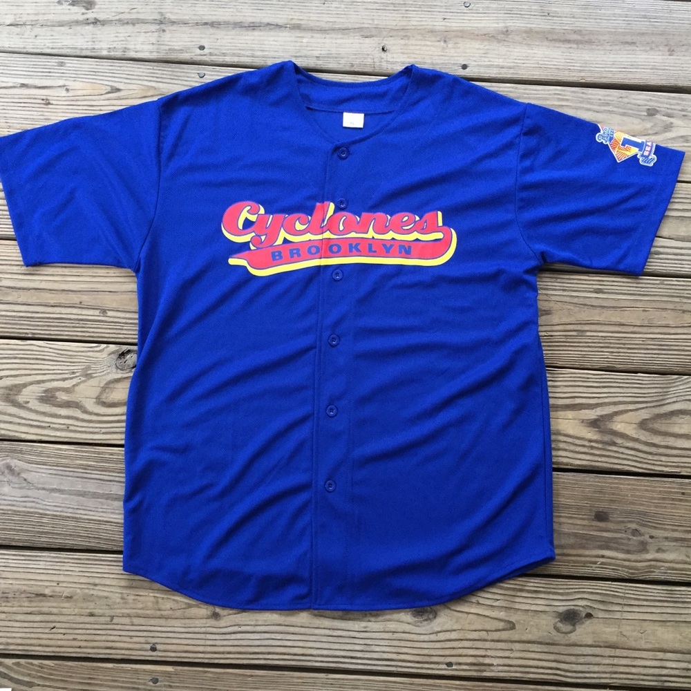 Brooklyn Cyclones Jersey Shirt Baseball Vintage
